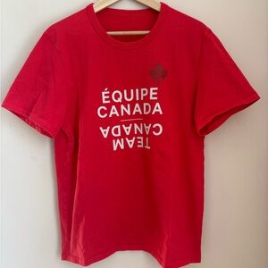lululemon athletica Red Team Canada heavyweight Short Sleeve Tee